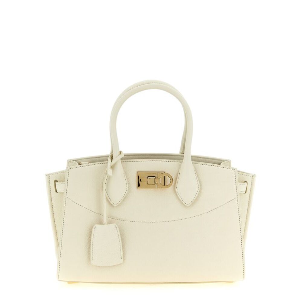 Ferragamo White Calfskin Women's Handbag